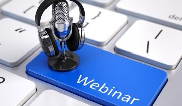 Webinar Button on Keyboard