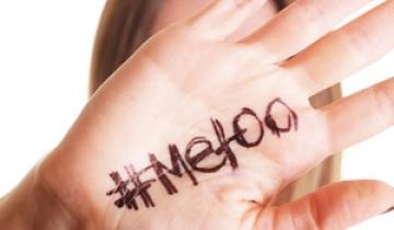 Harassment Prevention #MeToo Hand