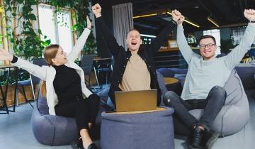 Cheerful Colleagues