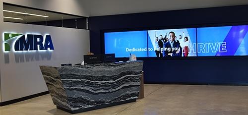 Wisconsin Front Lobby Screen & Desk