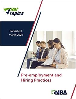 Pre-employment and Hiring Practices