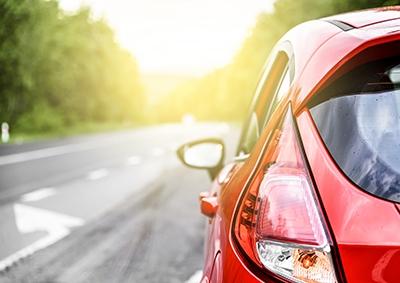 Car Driving on Road