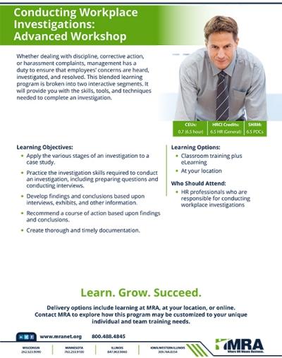 Conducting Workplace Investigations