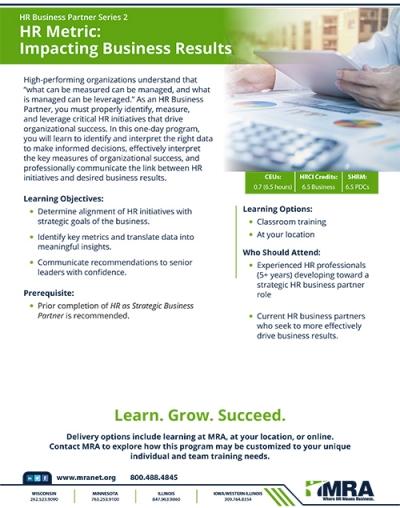 Program Details: HR Metric