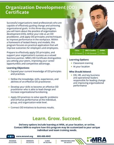 Program Details: Organization Development Certificate