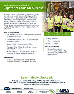 Program Details: Frontline Capstone