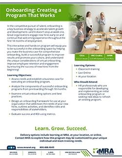 Onboarding Program