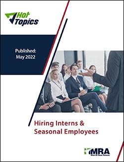 Hiring Interns & Seasonal Employees