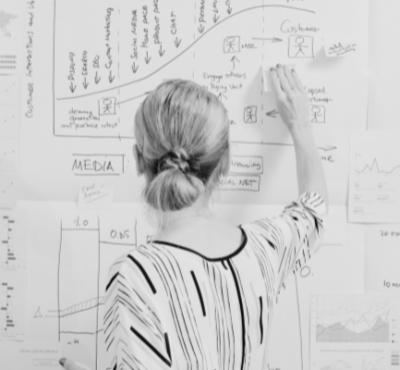 Black & White Whiteboard