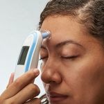 Thermometer Temperature on Forehead